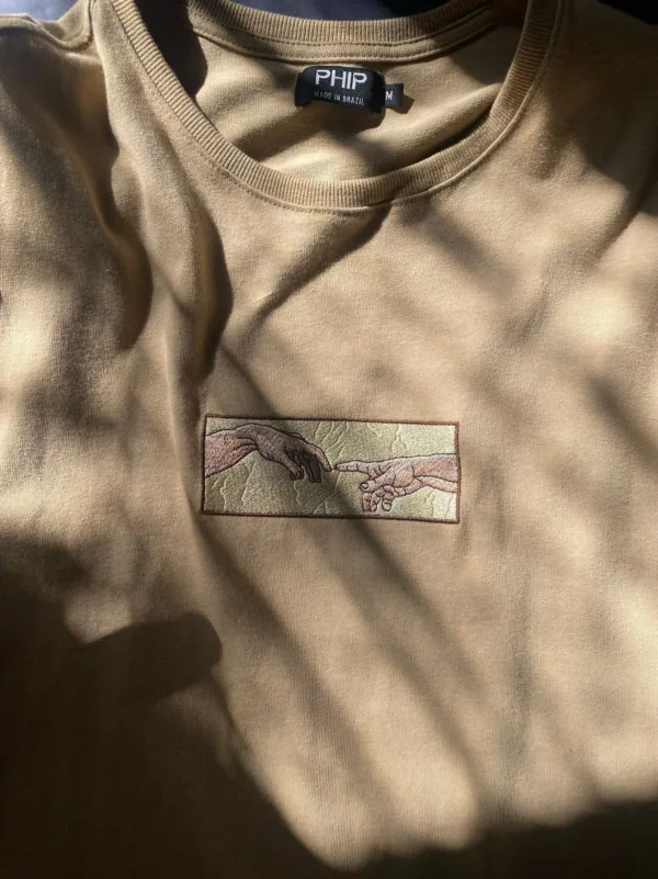 Camiseta A criação de Adão Oversized Premium - Imagem 3
