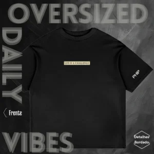 Camiseta Oversized Caveira fumante