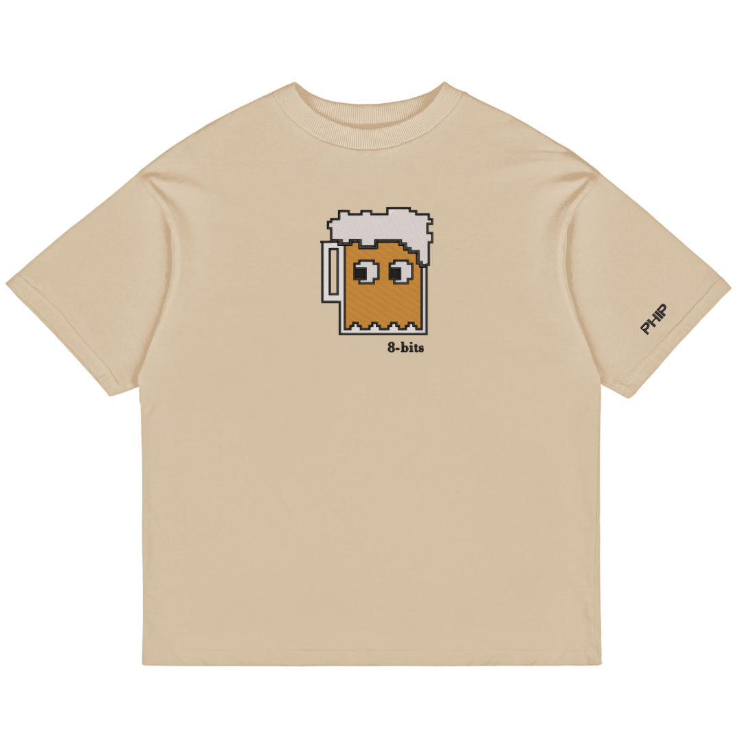 Camiseta Oversized Cerveja bits