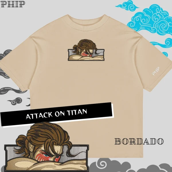 Camiseta Oversized Attack on Titan - Imagem 3