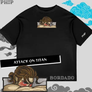 Camiseta Oversized Attack on Titan