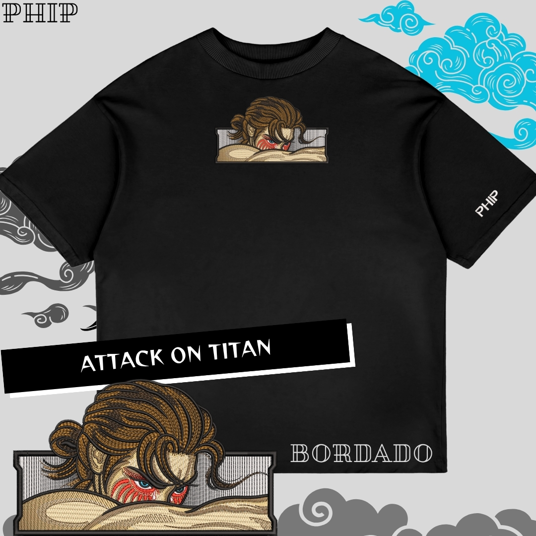 Camiseta Oversized Attack on Titan