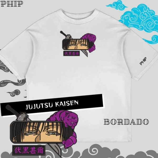 Camiseta Oversized Jujutsu Kaisen Toji - Imagem 3