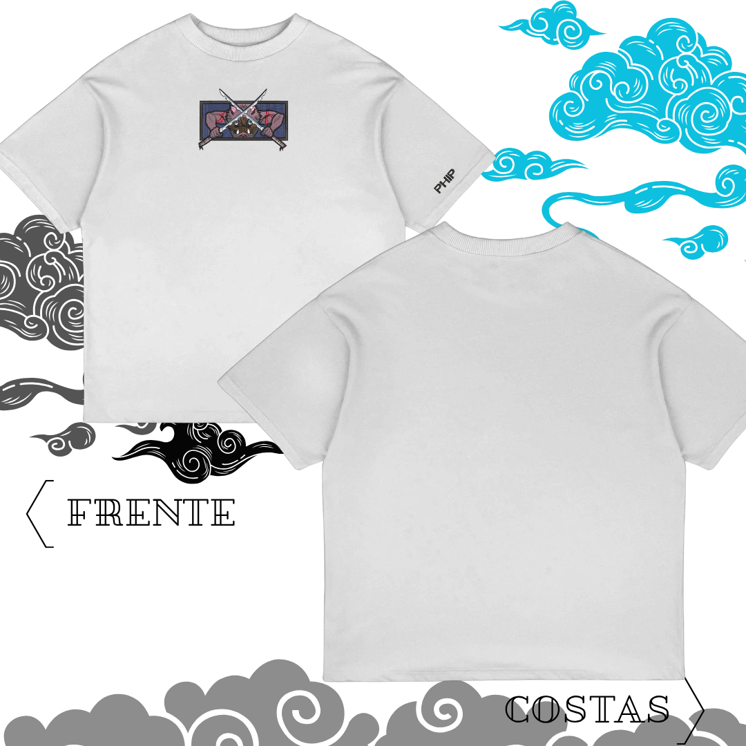 Camiseta Oversized Inosuke Minimalista
