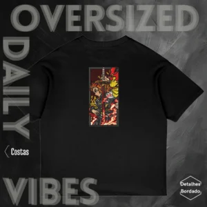 Camiseta Oversized DSlayer - Rgoku