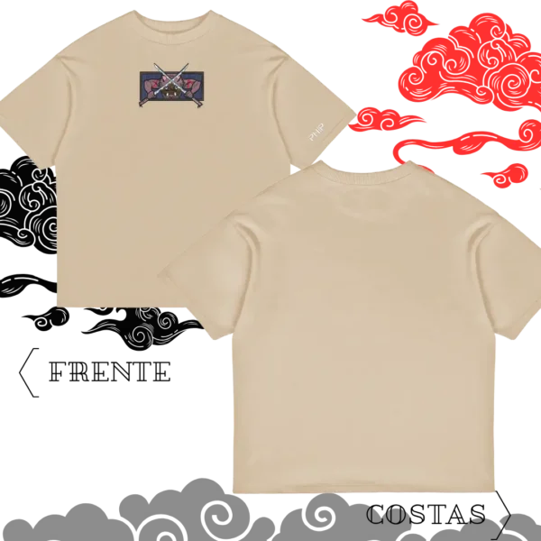 Camiseta Oversized Inosuke Minimalista - Imagem 3