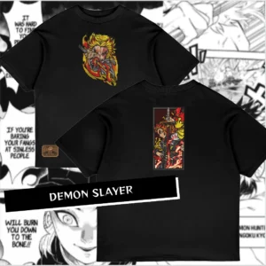 Camiseta Oversized Kyojuro Hashira
