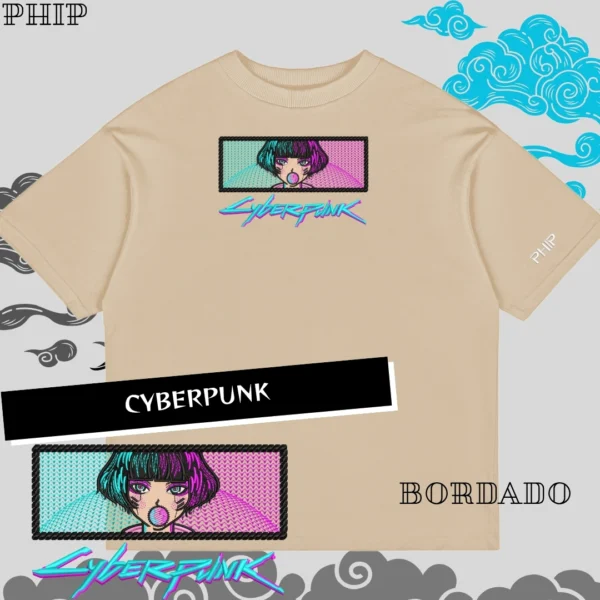 Camiseta Oversized Cyberpunk - Imagem 3