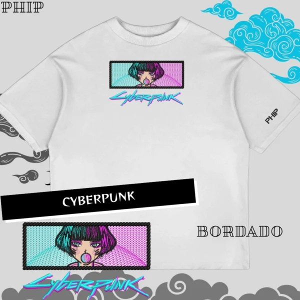 Camiseta Oversized Cyberpunk - Imagem 2