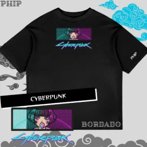 Camiseta Oversized Cyberpunk