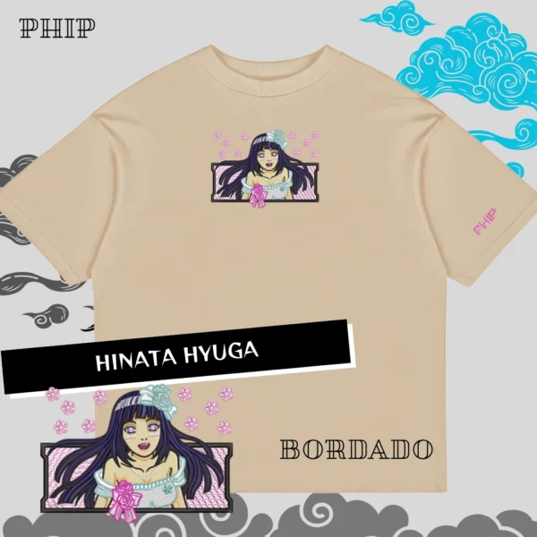Camiseta Oversized Hinata Hyuuga - Imagem 2