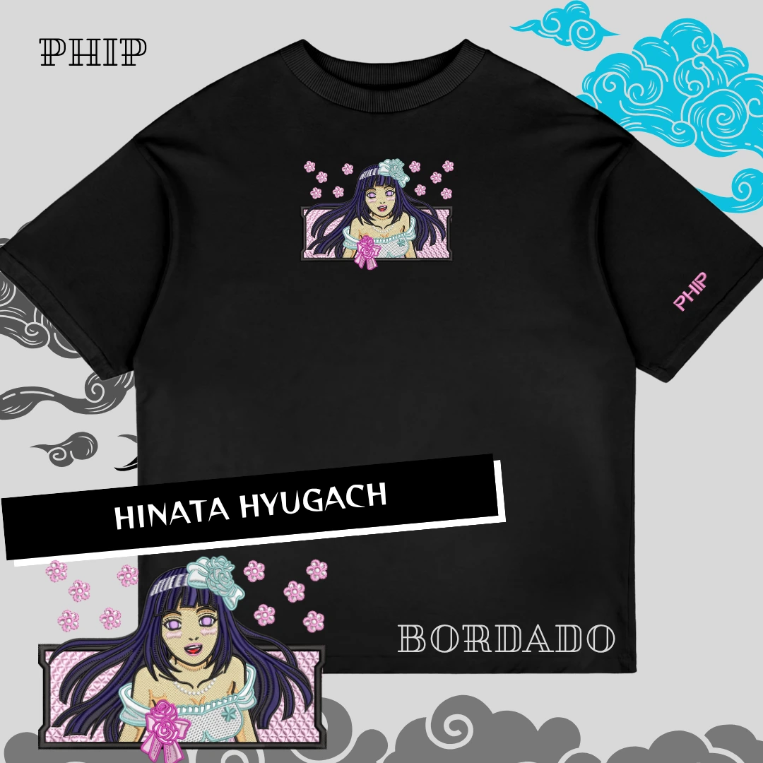 Camiseta Oversized Hinata Hyuuga