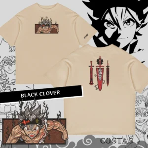 Camiseta Oversized Black Clover