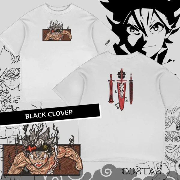Camiseta Oversized Black Clover - Imagem 3