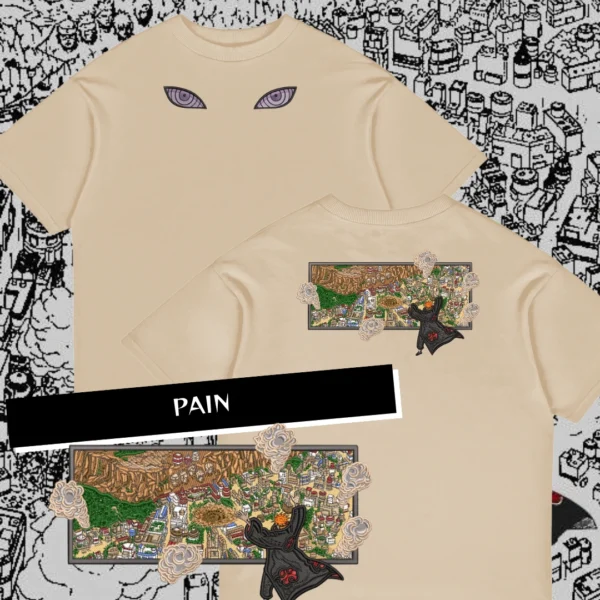 Camiseta Oversized PAIN - Akatsuki - Imagem 2