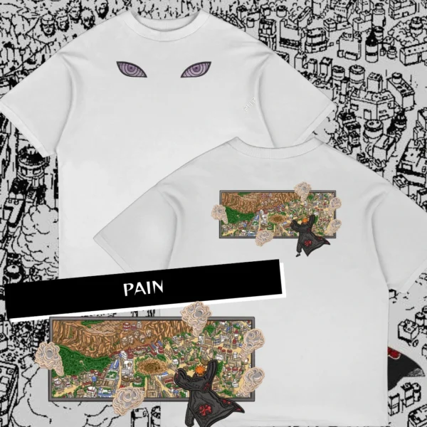 Camiseta Oversized PAIN - Akatsuki - Imagem 3