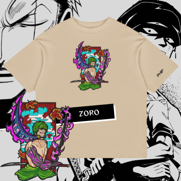 Camiseta Oversized Zoro Premium - Imagem 3
