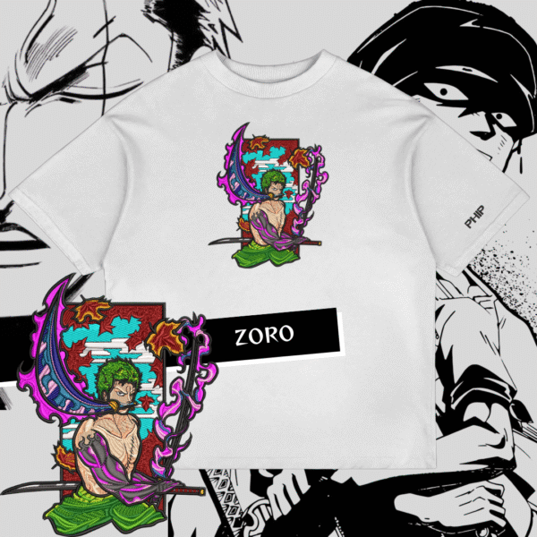 Camiseta Oversized Zoro Premium - Imagem 2