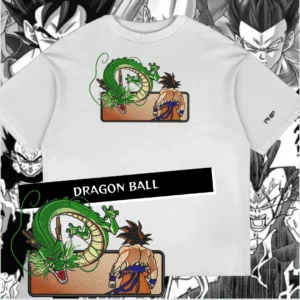 Camiseta Oversized Dragon x Goku
