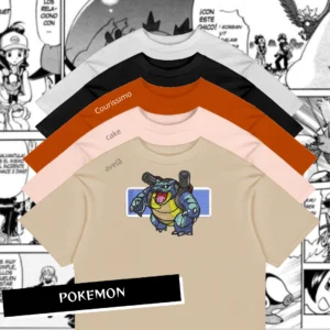 Camiseta Oversized Poke Blastoise