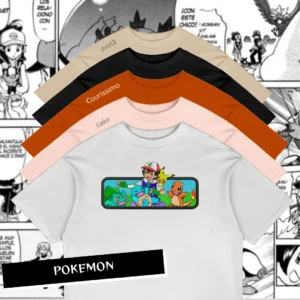 Camiseta Oversized Equipe Pokemon