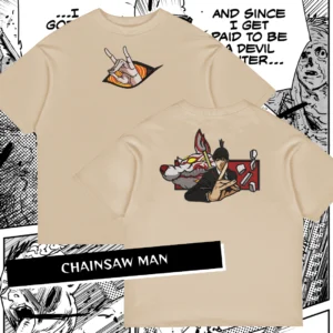 Camiseta Oversized ChainSaw Man