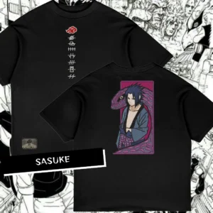 Camiseta Oversized Sasuke